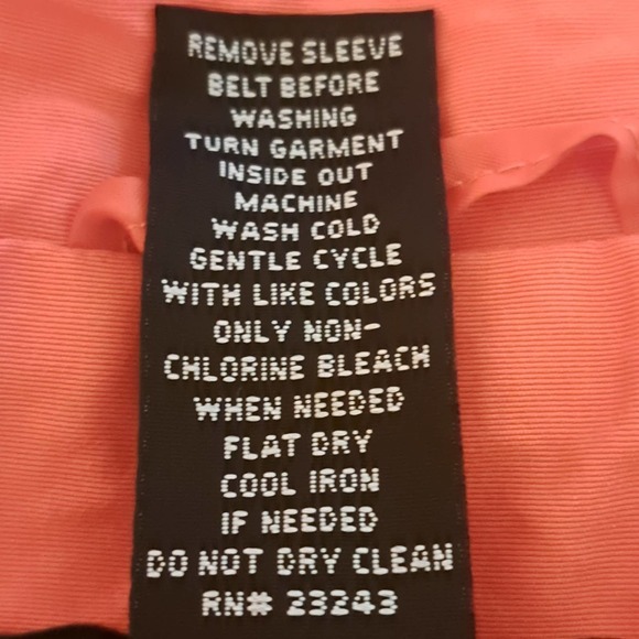 New York & Co Coral Zip Up Jacket Size S - Picture 5 of 5